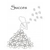 Kleur-in Troostfee Wenskaart "Succes"